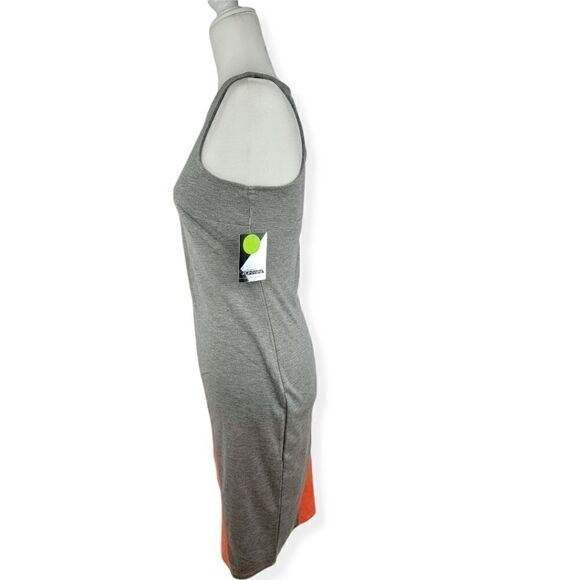 Project Runway Two-tone Gray and Coral sleeveless dress S NWT - Picture 4 of 4